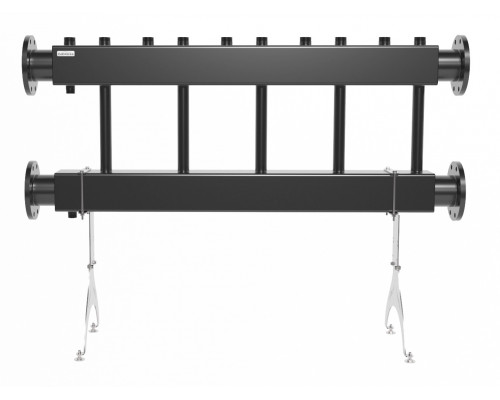 Модульный коллектор MK-1000-5x32 (до 1 мВт, 2 магистр. подкл. Фл.Ду100, 5 контуров G 1¼″ вверх или вниз)